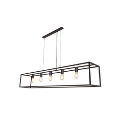 Fantasia Kago suspension rectangulaire cuivre antique