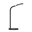 Fantasia Fantasia Noni LED-Schreibtischlampe, 5,5W SMD-LED, 3-stufig dimmbar, integriertes Qi-Ladegerät, Höhe 350 mm, schwarz