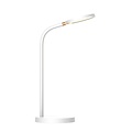 Fantasia Fantasia NONI lámpara de escritorio LED 5,5W, regulable en 3 pasos, cargador QI integrado, IP20, blanca, diámetro base 140 mm