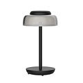Fantasia Fantasia Cyrus rechargeable LED table lamp, 3W, 250 lumen, IP20, black plastic, battery included
