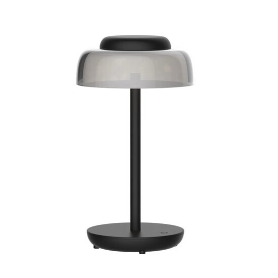 Fantasia Fantasia Cyrus, lámpara de mesa LED recargable, 3W, 250 lúmenes, IP20, negra, batería incluida