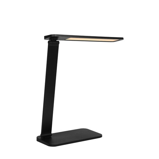 Fantasia Quonos desk lamp with wireless charging, integrated LED 7W, 3000K dimmable, matte black, 310 x 374 mm