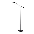 Fantasia Fantasia Anna lámpara de pie LED 7,5W regulable, temperatura de color ajustable CCT 2200K-4500K, negra, altura 140 cm