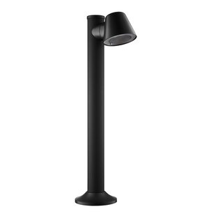 Fantasia Tito poste de jardin negro, GU10, IP54 exterior