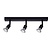 Fantasia Fantasia Rome spot plafond 3L noir, GU10 LED dimmable incl.
