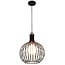 Fantasia Suspension Raga avec douille E27, armature en acier noir et cuivre, diamètre 35 cm, hauteur 41 cm, câble 120 cm, IP20.