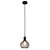 Fantasia Fantasia Raga suspension 1x E27 noir et cuivre Ø16 cm