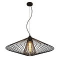 Fantasia Fantasia Davos pendant lamp black Ø80cm - steel pendant with 1x E27 socket, IP20