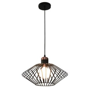 Fantasia Shary pendant light E27 black and copper Ø40 cm