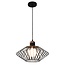 Fantasia Lámpara colgante Fantasia Shary con casquillo E27, acero, negro y cobre, Ø40 cm, altura 23,5 cm