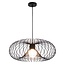 Fantasia Fantasia Julia pendant light in black steel, 57 cm diameter, E27 fitting, IP20, bulb not included