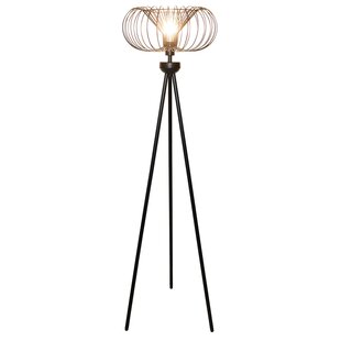 Fantasia JULIA lampadaire E27 noir acier Ø44cm