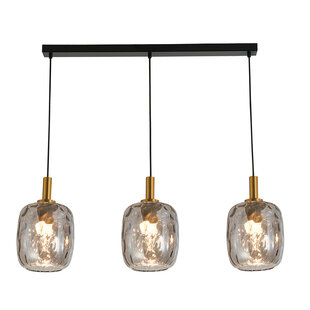 Lampara colgante barra Fantasia Astrid 3x E27 negro