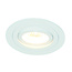 Fantasia Fantasia Lina foco empotrable redondo de aluminio blanco, Ø90 mm, portalámparas GU10 para lámparas hasta 5W, IP20