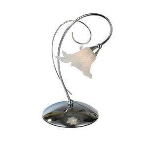 Lámpara de mesa Fantasia Tabor cromo, G9 LED, blanco cálido