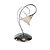 Fantasia Lampe de table Fantasia Tabor chromée, G9 LED, blanc chaud