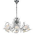 Fantasia Fantasia Tabor suspension chromée, 8x G9 LED incl. 2700K, diamètre 732 mm, hauteur 667 mm, IP20, classe énergétique F