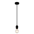 Fantasia Fantasia Kobe conical pendant light in black, E27 fitting, width 100 mm, cable length 300 cm, IP20