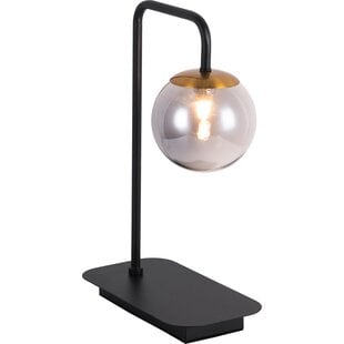 Tsuru Tischleuchte G9 LED dimmbar mattschwarz/bronze
