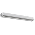 Fantasia Fantasia Martino wandlamp, LED 12W 847 lumen 3000K, mat zilver aluminium en plexi, 605 x 58 x 40 mm