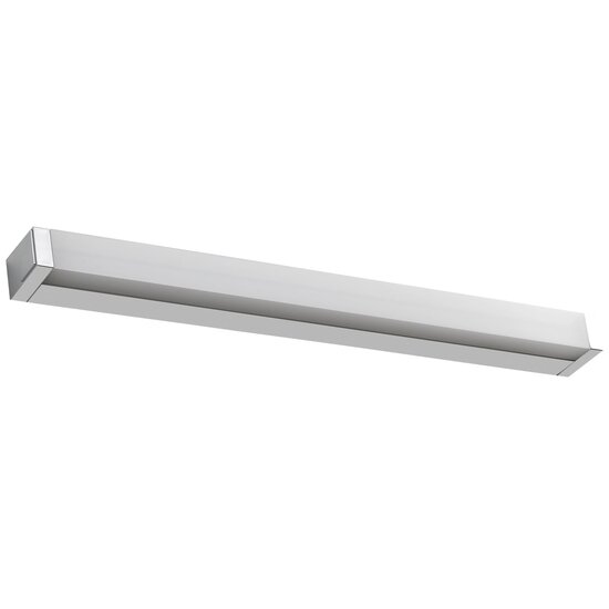 Fantasia Fantasia Martino applique murale, LED 18W 1300 lumens 3000K, argent mat en aluminium et plexi, 905 x 58 x 40 mm