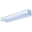 Fantasia Fantasia Tour aplique LED, 5W 400 lúmenes 3000K, plata mate de aluminio y plexiglás, 445 x 70 x 58 mm