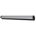 Fantasia Fantasia Martino aplique de pared industrial LED, 12W 847 lúmenes 3000K, negro de aluminio y plexi, 605 x 58 x 40 mm