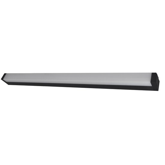 Fantasia Fantasia Martino LED-Wandleuchte aus schwarzem Aluminium mit Plexi-Abdeckung, 18W, 1306 Lumen, 3000K warmweiß, IP20