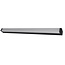 Fantasia Applique murale LED Fantasia Martino en aluminium noir avec cache plexi, 18W, 1306 lumens, 3000K blanc chaud, IP20
