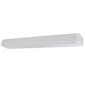 Fantasia Lámpara de pared LED Fantasia Skeeler de aluminio y plexi, blanca, 5W LED, 400 lúmenes, 3000K blanco cálido, IP20, 345 mm