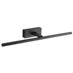 Fantasia Amur aplique LED negro 12W 840lm 3000K IP23