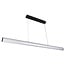 Fantasia Rory suspension noire à LED intégrée, 24W, 2535 lumens, 3000K blanc chaud, dimmable, IP20, diamètre 65 mm