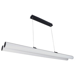 Fantasia Rory lámpara colgante LED negra 2x24W 5180lm 3000K