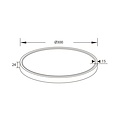 Fantasia Fantasia Opium ronde plafondlamp in wit kunststof, LED 30W 2700K warm wit licht, diameter 300 mm, dimbaar