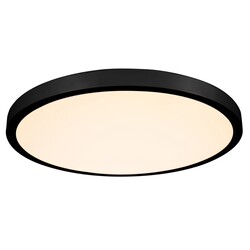 Fantasia OXUS plafón redondo negro LED 30W 2700K regulable