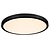 Fantasia Plafonnier rond Fantasia Oxus noir Ø400mm, 40W LED 2700K