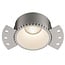 Fantasia Kasso ronde randloze inbouwspot voor GU10-lampen (excl.), wit, Ø84 mm, aluminium, IP20