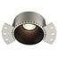 Fantasia Fantasia Casso ronde randloze inbouwspot zwart, GU10 fitting, lichtbron excl., Ø84x52 mm