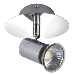 Fantasia Rivera GU10 LED Deckenleuchte dimmbar Chrom IP44