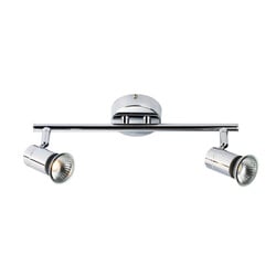 Fantasia Lorenzo plafondlamp 2-lichts chroom GU10 IP44