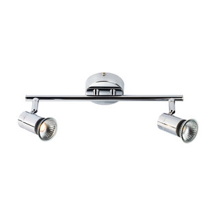 Fantasia Lorenzo lámpara de techo 2 luces cromo GU10 IP44