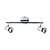 Fantasia Fantasia Lorenzo plafonnier 2 lumières chrome GU10 IP44