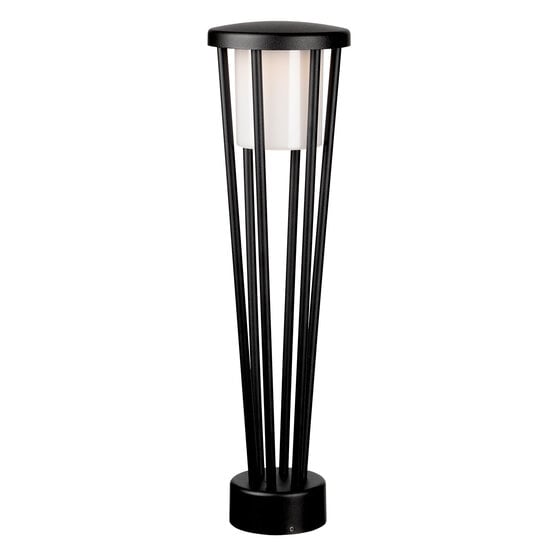 Fantasia Fantasia Molly Gartenpfosten 7W LED 3000K schwarz, Aluminium, IP65 wasserdicht für außen