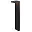 Fantasia Fantasia Katara Gartenmast, 65 cm hoch, Aluminium, schwarz, 7W integrierte LED, 3000K warmweißes Licht, IP65, 1 Lichtpunkt