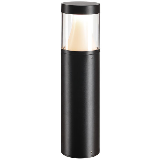 Fantasia Fantasia Ursula poste exterior alto 9W LED 3000K negro, aluminio, IP65 impermeable exterior