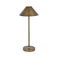 Fantasia Lámpara de mesa LED recargable Fantasia Qute en bronce, 3W LED (320 lúmenes, 3000K), IP54, batería incluida