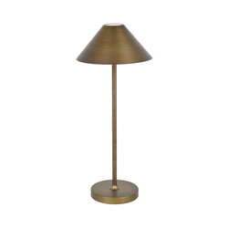 Fantasia Qute LED tafellamp brons, oplaadbaar, IP54