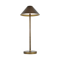 Fantasia Fantasia Qute rechargeable LED table lamp in bronze, 3W LED (320 lumen, 3000K), IP54, battery included