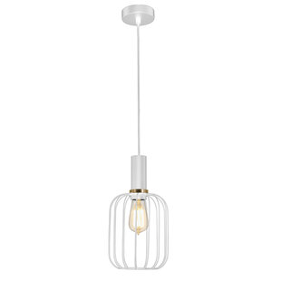 Fantasia Noah lampara colgante E27 blanco/oro, D160xH320mm