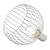 Fantasia Fantasia Oonah Tischlampe ø250mm weiß/gold, Stahl, E27-Fassung